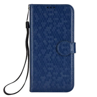 For Blackview A85 Honeycomb Dot Texture Leather Phone Case(Blue) - More Brand by buy2fix | Online Shopping UK | buy2fix