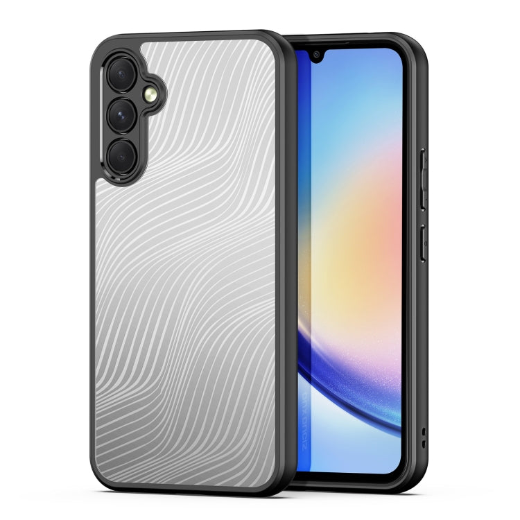 For Samsung Galaxy A34 5G DUX DUCIS Aimo Series TPU + PC Frosted Feel Phone Case(Black) - Galaxy Phone Cases by DUX DUCIS | Online Shopping UK | buy2fix