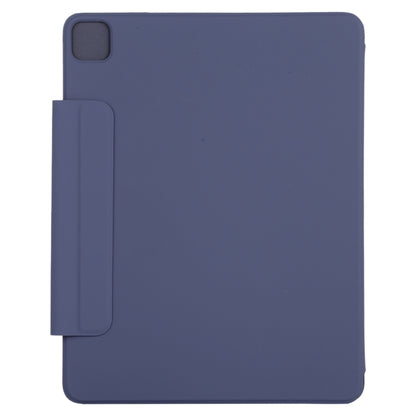 For iPad Air 13 2024 / Pro 12.9 2020 Active Buckle Magnetic PU Leather Tablet Case With Holder & Sleep / Wake-up Function(Dark Blue) - iPad Pro 12.9 (2020) Cases by buy2fix | Online Shopping UK | buy2fix