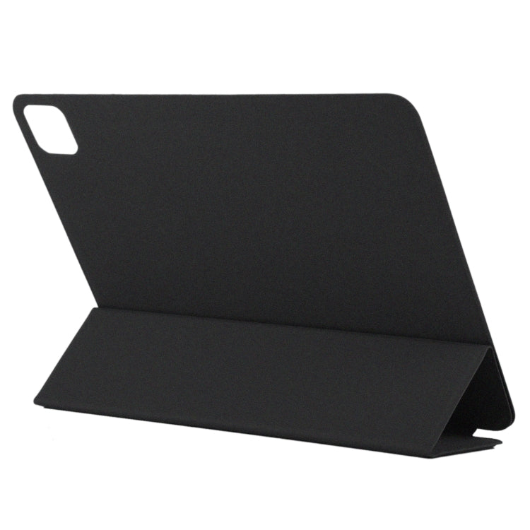 For iPad Air 13 2024 / Pro 12.9 2020 Non-buckle Double-sided Magnetic Flip Leather Tablet Case With Holder & Sleep / Wake-up Function(Black) - iPad Pro 12.9 (2020) Cases by buy2fix | Online Shopping UK | buy2fix