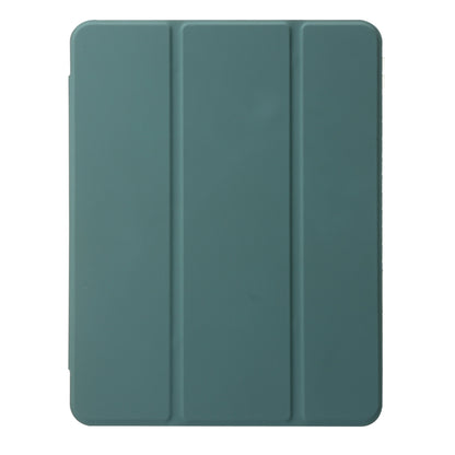 Clear Acrylic Leather Tablet Case For iPad Air 13 2024 / Pro 12.9 2022/ 2021 / 2020 / 2018(Dark Green) - iPad Pro 12.9 (2022/2021) Cases by buy2fix | Online Shopping UK | buy2fix