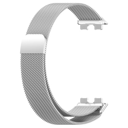 For Huawei Band 8 Milanese Metal Watch Band(Silver) - Watch Bands by buy2fix | Online Shopping UK | buy2fix