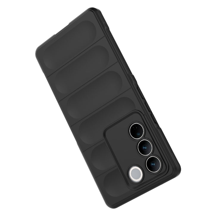 For vivo S16 Pro 5G Magic Shield TPU + Flannel Phone Case(Dark Grey) - vivo Cases by buy2fix | Online Shopping UK | buy2fix