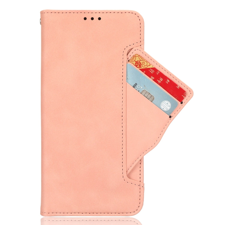 For Blackview A85 Skin Feel Calf Texture Card Slots Leather Phone Case(Pink) - More Brand by buy2fix | Online Shopping UK | buy2fix