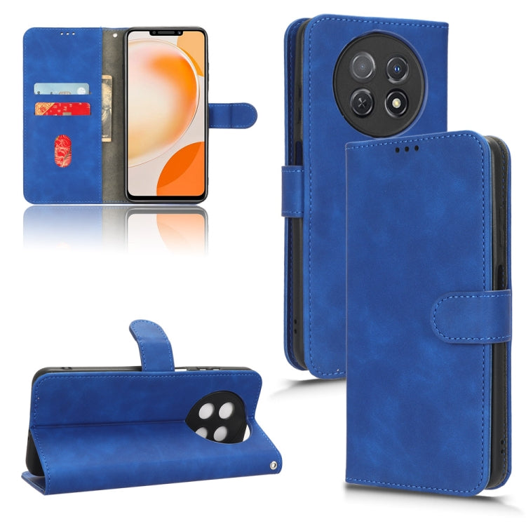 For Huawei Enjoy 60X Skin Feel Magnetic Flip Leather Phone Case(Blue) - Ulefone Cases by buy2fix | Online Shopping UK | buy2fix