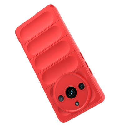 For Realme 11 Pro 5G/11 Pro+ 5G Magic Shield TPU + Flannel Phone Case(Red) - Realme Cases by buy2fix | Online Shopping UK | buy2fix