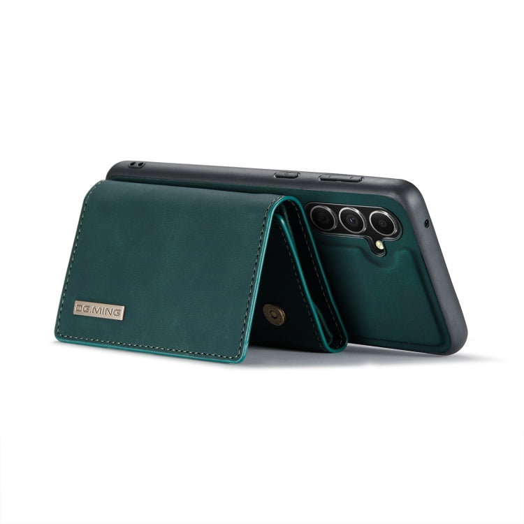 For Samsung Galaxy S23 FE 5G DG.MING M1 Series 3-Fold Multi Card Wallet + Magnetic Phone Case(Green) - Galaxy S23 FE 5G Cases by DG.MING | Online Shopping UK | buy2fix