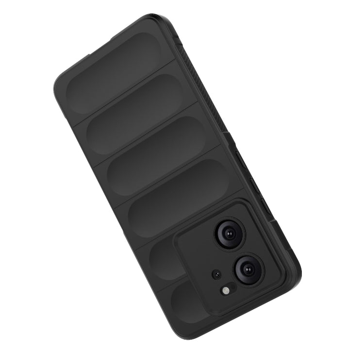 For Xiaomi Redmi K60 Ultra Magic Shield TPU + Flannel Phone Case(Black) - Redmi K60 Ultra Cases by buy2fix | Online Shopping UK | buy2fix