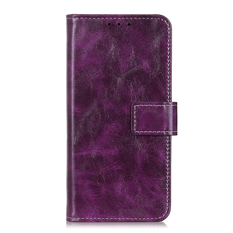 For Xiaomi Redmi Note 13 4G Retro Crazy Horse Texture Leather Phone Case(Purple) - Note 13 Cases by buy2fix | Online Shopping UK | buy2fix