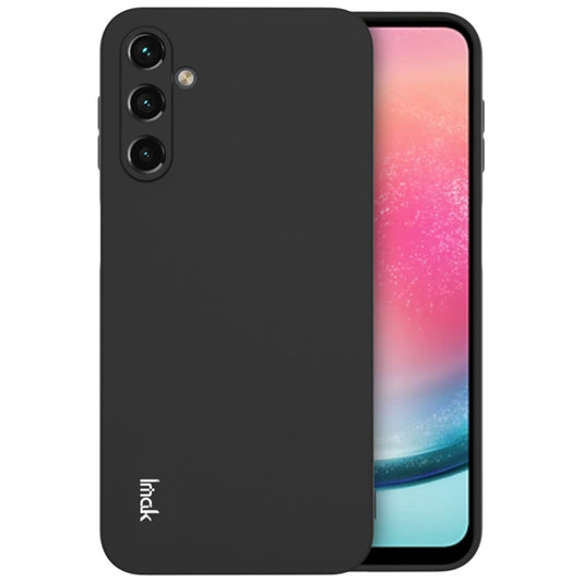 For Samsung Galaxy A24 4G IMAK UC-3 Series Shockproof Frosted TPU Phone Case(Black) - Galaxy Phone Cases by imak | Online Shopping UK | buy2fix