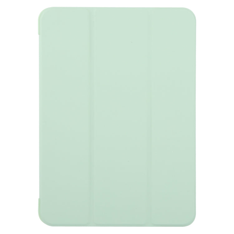 For iPad Air 11 2024 GEBEI 3-folding Holder Shockproof Flip Leather Tablet Case(Green) - iPad Air 11 2024 Cases by GEBEI | Online Shopping UK | buy2fix