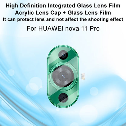 For Huawei nova 11 Pro/nova 11 Ultra imak Integrated Rear Camera Lens Tempered Glass Film - For Huawei by imak | Online Shopping UK | buy2fix