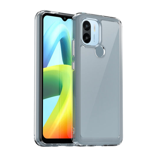 For Xiaomi Redmi A1+ Colorful Series Acrylic Hybrid TPU Phone Case(Transparent) - Xiaomi Cases by buy2fix | Online Shopping UK | buy2fix