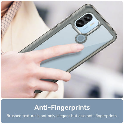 For Xiaomi Redmi A2+ Colorful Series Acrylic Hybrid TPU Phone Case(Transparent Grey) - Xiaomi Cases by buy2fix | Online Shopping UK | buy2fix