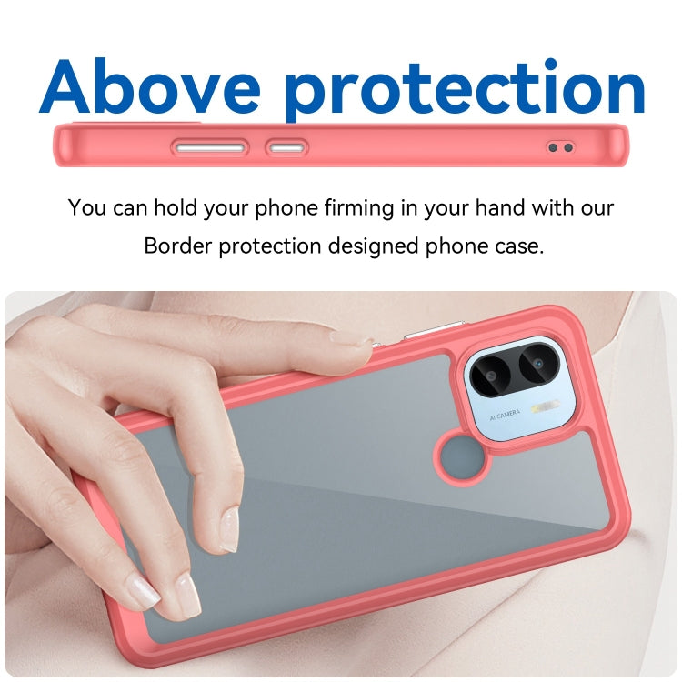 For Xiaomi Redmi A2+ Colorful Series Acrylic Hybrid TPU Phone Case(Red) - Xiaomi Cases by buy2fix | Online Shopping UK | buy2fix