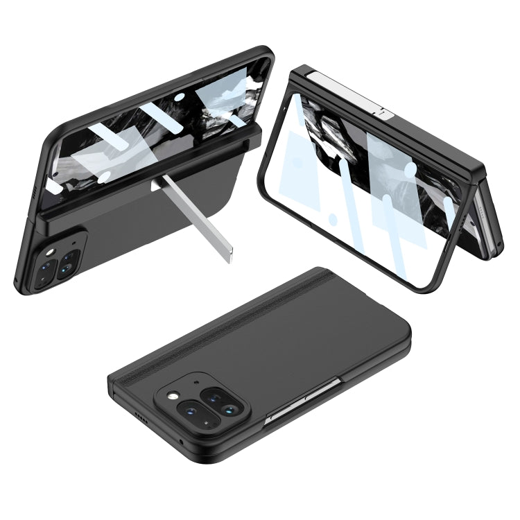 For Google Pixel 9 Pro Fold GKK Integrated Fold Hinge Full Coverage Phone Case with Holder(Black) - Google Cases by GKK | Online Shopping UK | buy2fix