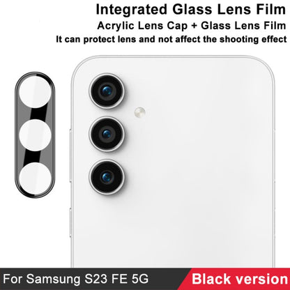 For Samsung Galaxy S23 FE 5G imak High Definition Integrated Glass Lens Film Black Version - For Samsung by imak | Online Shopping UK | buy2fix