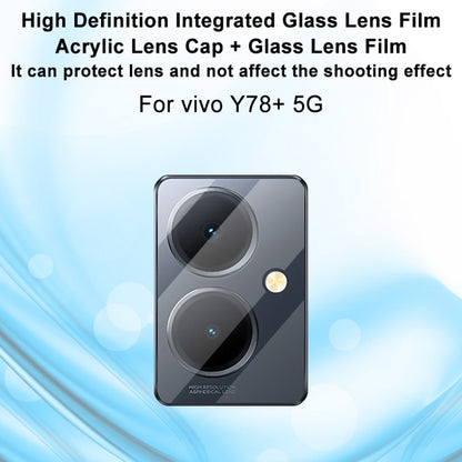 For vivo Y78+ 5G imak Integrated Rear Camera Lens Tempered Glass Film with Lens Cap - For Vivo by imak | Online Shopping UK | buy2fix