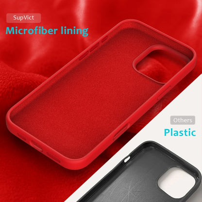 For iPhone 16 Pro Solid Color Silicone Phone Case(Red) - More iPhone Cases by buy2fix | Online Shopping UK | buy2fix