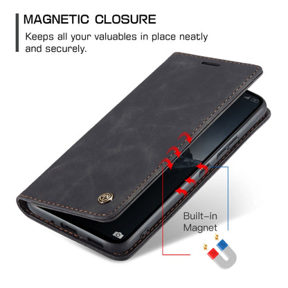 For Xiaomi Redmi Note 13 Pro 4G CaseMe 013 Multifunctional Horizontal Flip Leather Phone Case(Black) - Xiaomi Cases by CaseMe | Online Shopping UK | buy2fix