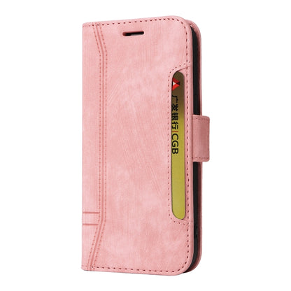 For Samsung Galaxy S24 BETOPNICE Dual-side Buckle Leather Phone Case(Pink) - Galaxy Phone Cases by BETOPNICE | Online Shopping UK | buy2fix