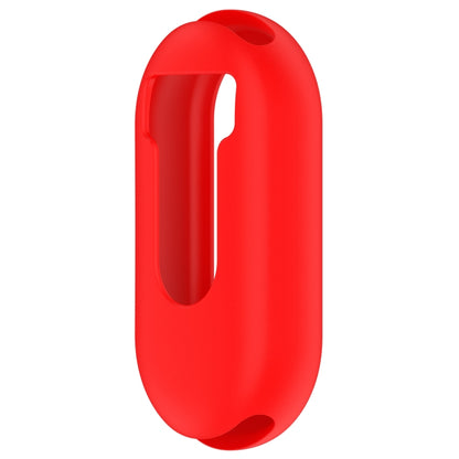 For Xiaomi Mi Band 8 Pure Color Silicone Watch Protective Case(Red) - Watch Cases by buy2fix | Online Shopping UK | buy2fix