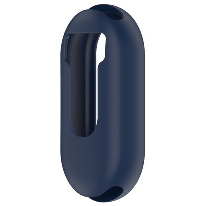 For Xiaomi Mi Band 8 Pure Color Silicone Watch Protective Case(Midnight Blue) - Watch Cases by buy2fix | Online Shopping UK | buy2fix