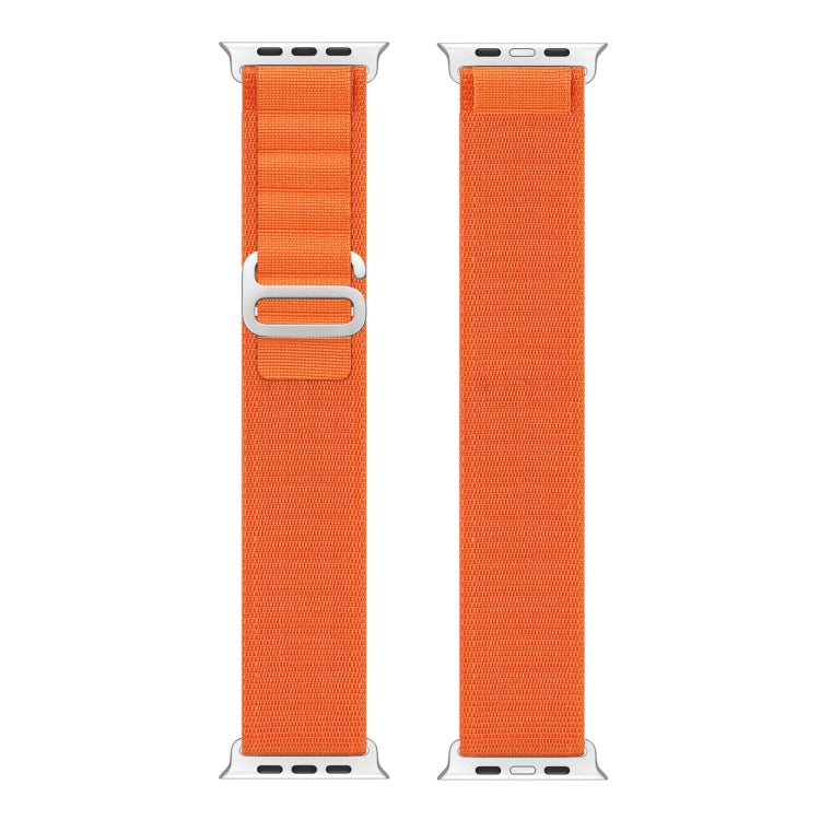 For Apple Watch Series 6 44mm DUX DUCIS GS Series Nylon Loop Watch Band(Orange) - Watch Bands by DUX DUCIS | Online Shopping UK | buy2fix