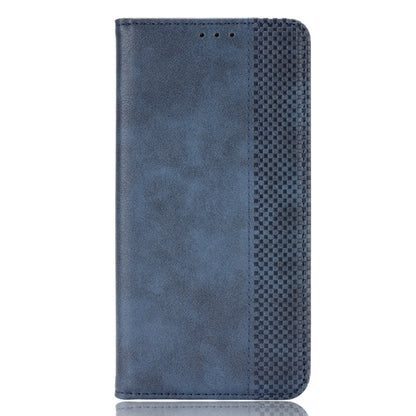 For Ulefone Note 16 Pro Magnetic Buckle Retro Texture Leather Phone Case(Blue) - Ulefone Cases by buy2fix | Online Shopping UK | buy2fix