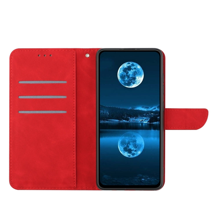 For Google Pixel 9 Pro XL Stitching Embossed Leather Phone Case(Red) - Google Cases by buy2fix | Online Shopping UK | buy2fix