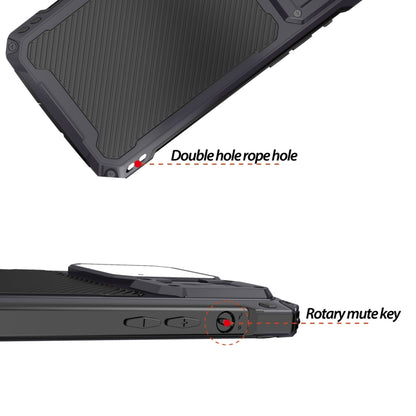 For iPhone 14 LK MagSafe Shockproof Life Waterproof Dustproof Metal Phone Case(Black) - iPhone 14 Cases by buy2fix | Online Shopping UK | buy2fix