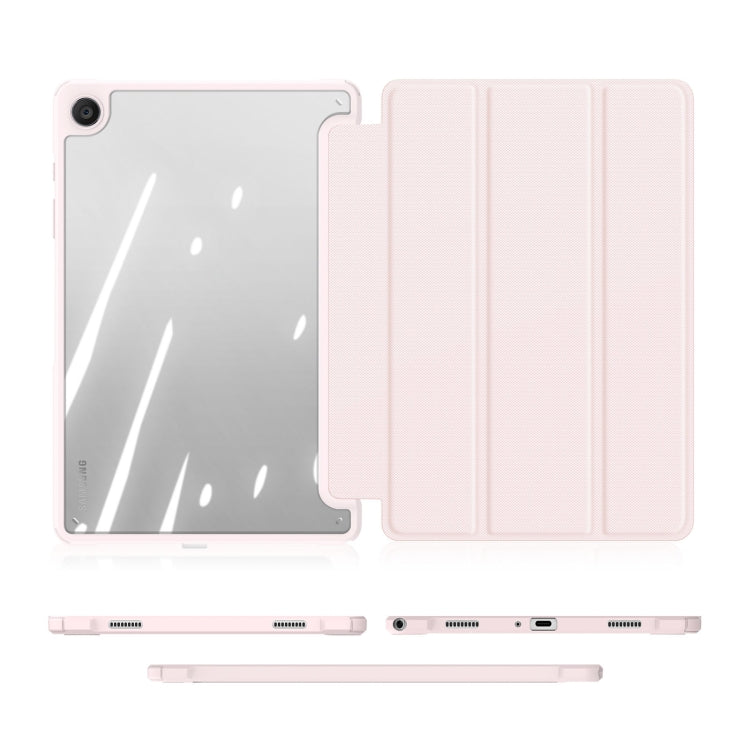 For Samsung Galaxy Tab A9+ DUX DUCIS TOBY Series Antiskid Leather Tablet Case with Sleep / Wake-up Function(Pink) - Galaxy Tab A9+ by DUX DUCIS | Online Shopping UK | buy2fix