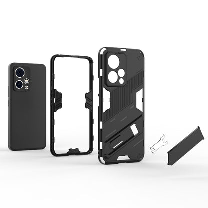 For Honor 90 GT 5G Punk Armor 2 in 1 PC + TPU Phone Case with Holder(White) - Honor Cases by buy2fix | Online Shopping UK | buy2fix