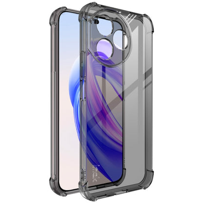 For Honor X50i+ 5G imak Shockproof Airbag TPU Phone Case(Transparent Black) - Honor Cases by imak | Online Shopping UK | buy2fix