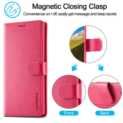 For Samsung Galaxy S24 Ultra 5G LC.IMEEKE Calf Texture Leather Phone Case(Red) - Galaxy S24 Ultra 5G Cases by LC.IMEEKE | Online Shopping UK | buy2fix