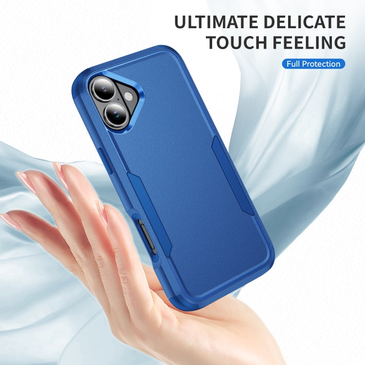 For iPhone 16 Commuter Shockproof TPU + PC Phone Case(Royal Blue) - iPhone 16 Cases by buy2fix | Online Shopping UK | buy2fix