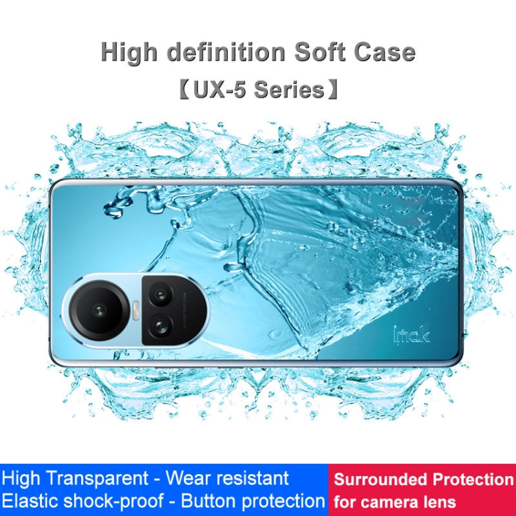 For OPPO Reno10 5G Global IMAK UX-5 Series Transparent TPU Phone Case - OPPO Cases by imak | Online Shopping UK | buy2fix