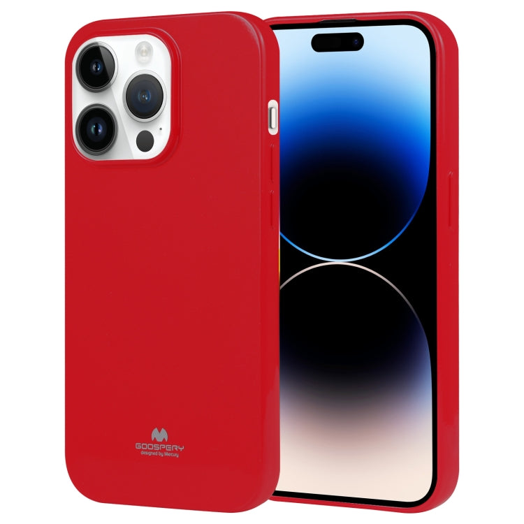 For iPhone 15 Pro Max GOOSPERY PEARL JELLY Shockproof TPU Phone Case(Red) - iPhone 15 Pro Max Cases by GOOSPERY | Online Shopping UK | buy2fix