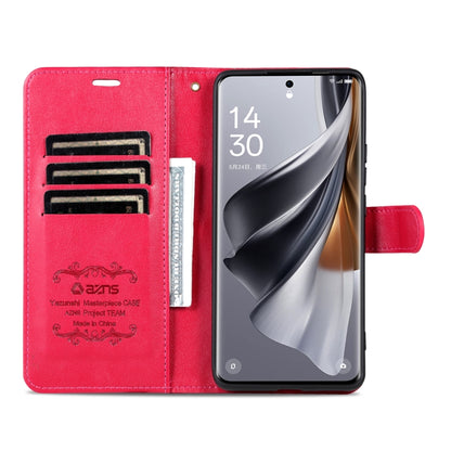 For OPPO Find X7 AZNS Sheepskin Texture Flip Leather Phone Case(Red) - OPPO Cases by AZNS | Online Shopping UK | buy2fix