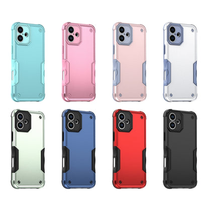 For iPhone 16 Non-slip Shockproof Armor Phone Case(Rose Gold) - iPhone 16 Cases by buy2fix | Online Shopping UK | buy2fix