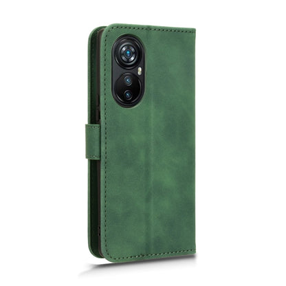 For Blackview A200 Pro Skin Feel Magnetic Flip Leather Phone Case(Green) - More Brand by buy2fix | Online Shopping UK | buy2fix