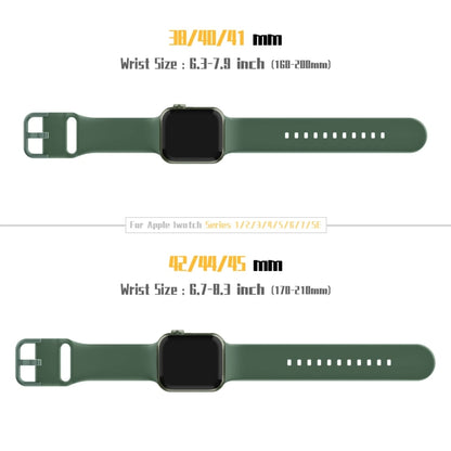 For Apple Watch Series 5 40mm Pin Buckle Silicone Watch Band(Clover) - Watch Bands by buy2fix | Online Shopping UK | buy2fix