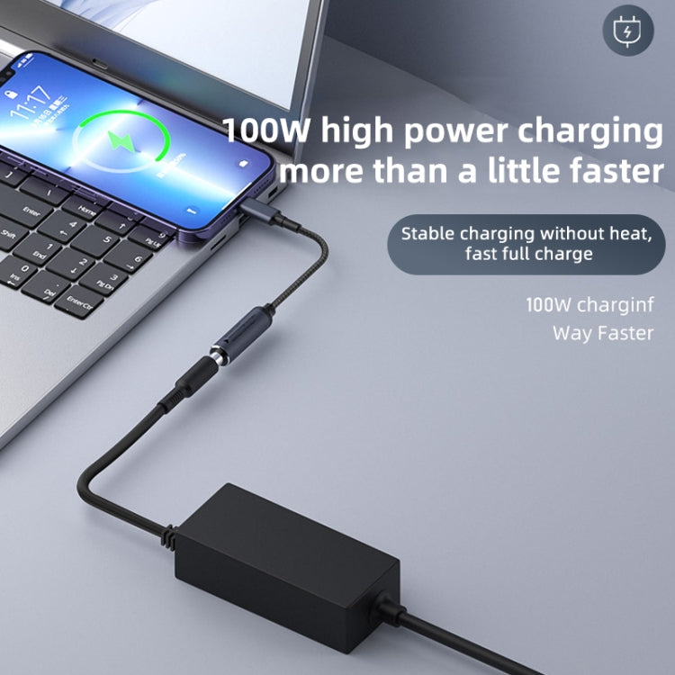 DC 6.5 x 1.4mm to USB-C / Type-C Male 100W Computer Charging Adapter Connector - Universal Power Adapter by buy2fix | Online Shopping UK | buy2fix