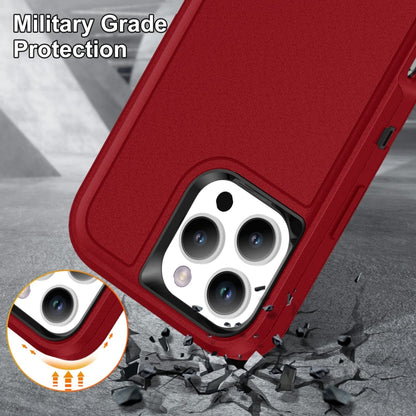 For iPhone 16 Pro Life Waterproof Rugged Phone Case(Red + Black) - iPhone 16 Pro Cases by buy2fix | Online Shopping UK | buy2fix