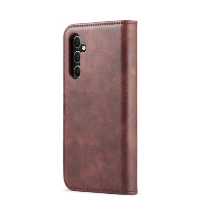 For Samsung Galaxy S23 FE 5G DG.MING Crazy Horse Texture Detachable Magnetic Leather Case(Red) - Galaxy S23 FE 5G Cases by DG.MING | Online Shopping UK | buy2fix