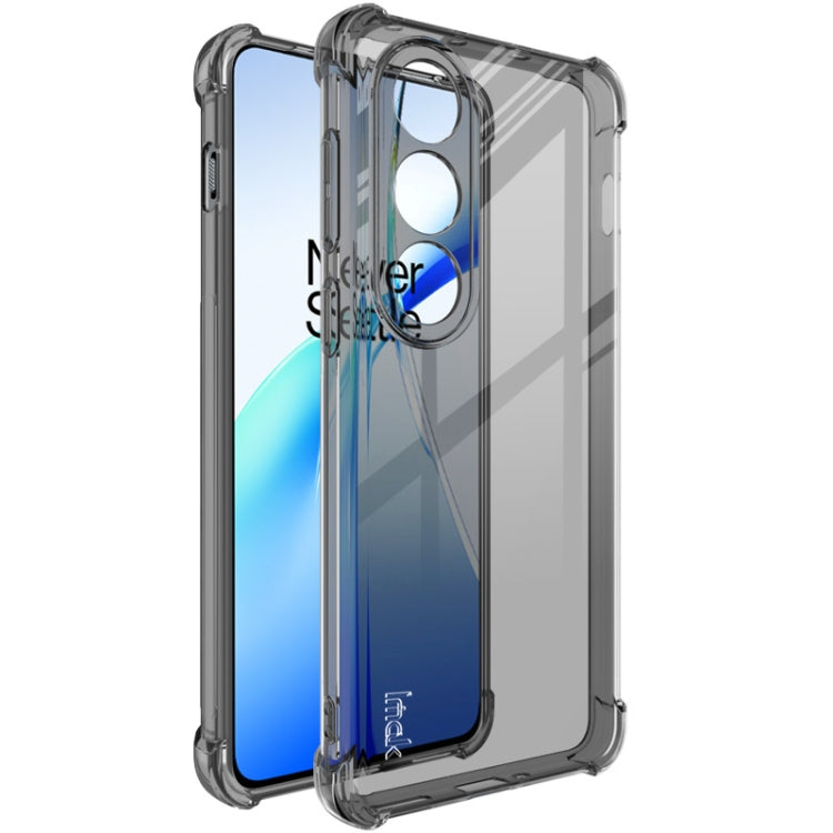 For OnePlus Ace 3V 5G imak Shockproof Airbag TPU Phone Case(Transparent Black) - OnePlus Cases by imak | Online Shopping UK | buy2fix