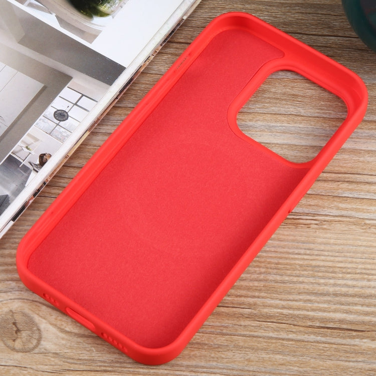 For iPhone 13 Pro MagSafe Liquid Silicone Phone Case(Red) - iPhone 13 Pro Cases by buy2fix | Online Shopping UK | buy2fix