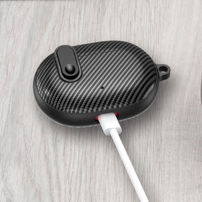 For Beats Studio Buds Switch Carbon Fiber Wireless Earphones Protective Case(Black White) - Other Case by buy2fix | Online Shopping UK | buy2fix