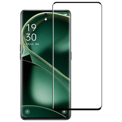 For OPPO Find X7 Ultra 9H HD 3D Curved Edge Tempered Glass Film(Black) - Find X7 Ultra Tempered Glass by buy2fix | Online Shopping UK | buy2fix