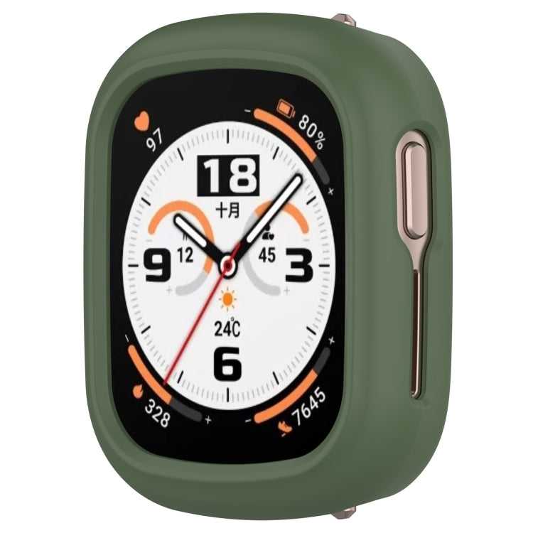 For Honor Watch 4 Half Coverage Hollow PC Watch Protective Case(Dark Green) - Watch Cases by buy2fix | Online Shopping UK | buy2fix